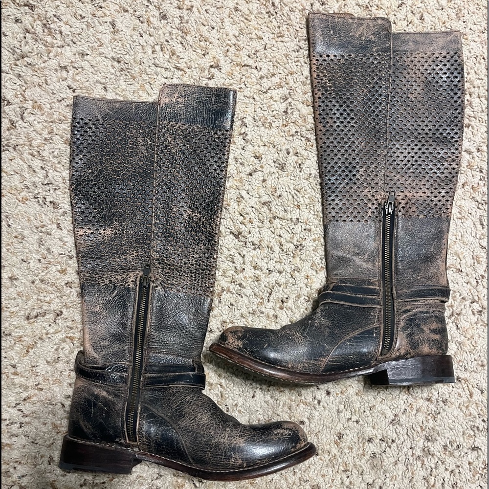 Bed Stu Cobbler Series Perforated Boots